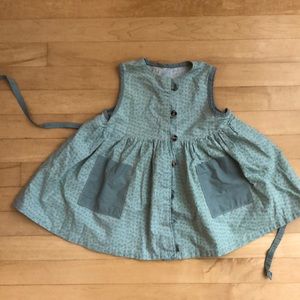Handmade pinafore apron dress